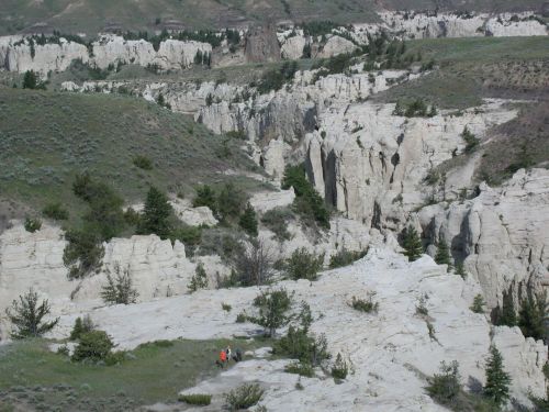 Slot canyon with arches and towers makes a good hike.