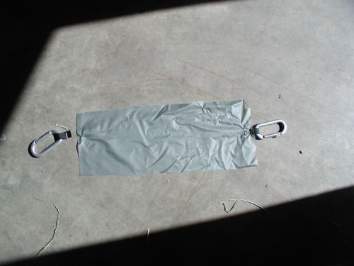 Same weight nylon thread. 42 stitch Bartack vs 42 stitch Ztack. Bartack failed by pulling out of 30 denier silnylon at 30 lbs.