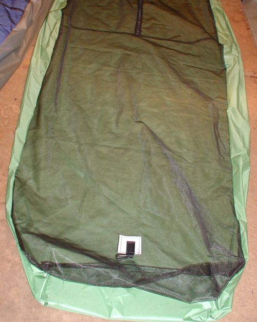 Top entry bug bivy