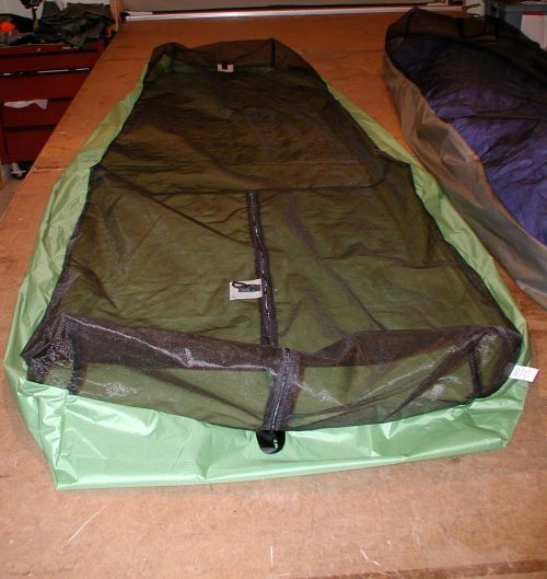 Top entry bug bivy