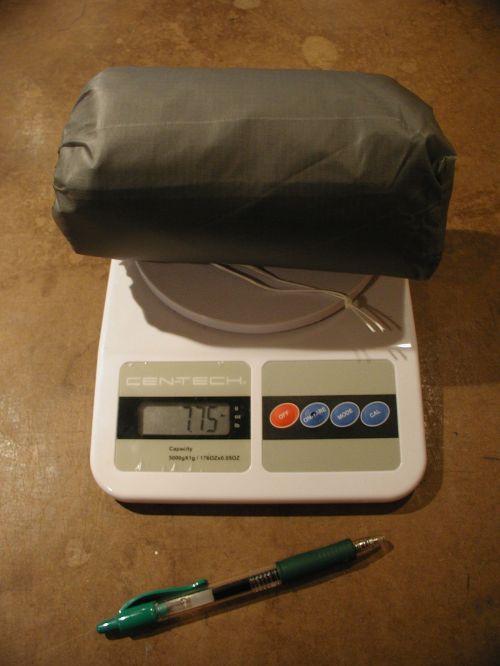 Top entry bug bivy wt in ounces for long